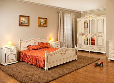 Мебель для спальни Valentina Lux Crem